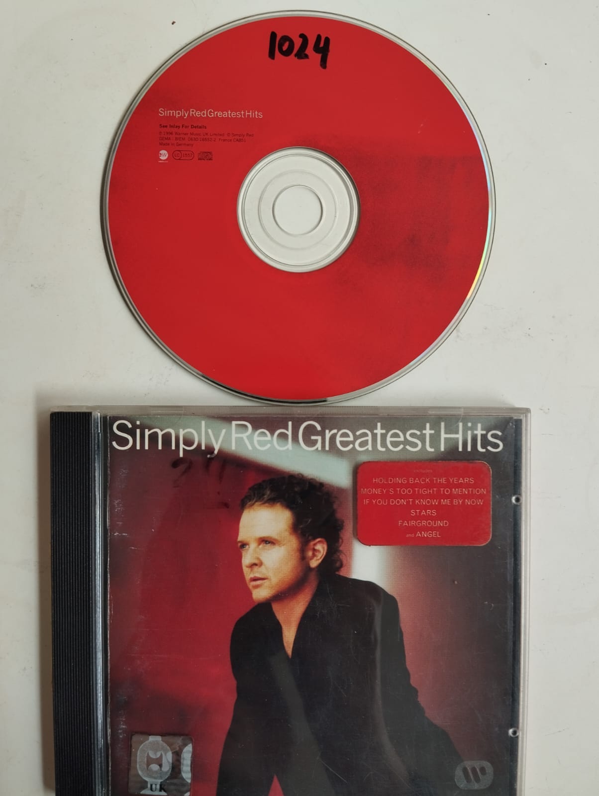 Simply Red – Greatest Hits - 1996 Avrupa Basım - 2. El CD Albüm