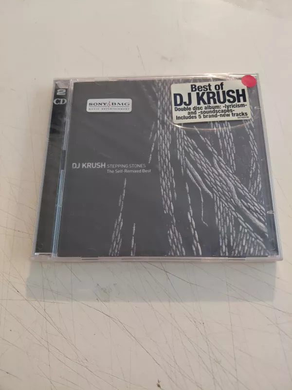 DJ Krush – Stepping Stones The Self-Remixed Best - 2006 Avrupa Basım 2xCD Albüm/Açılmamış Ambalajlı
