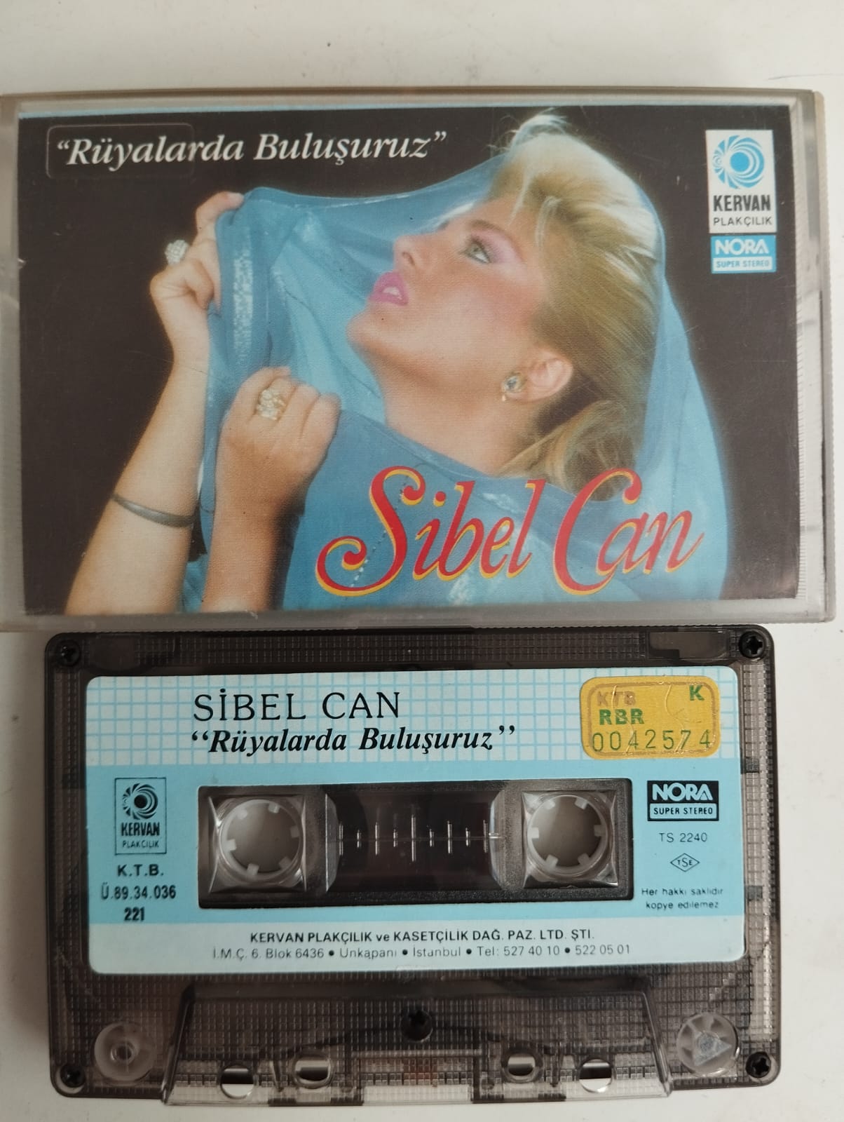 Sibel Can – Rüyalarda Buluşuruz - 1991 Türkiye Basım 2. El Kaset Albüm (Kağıt Baskı)