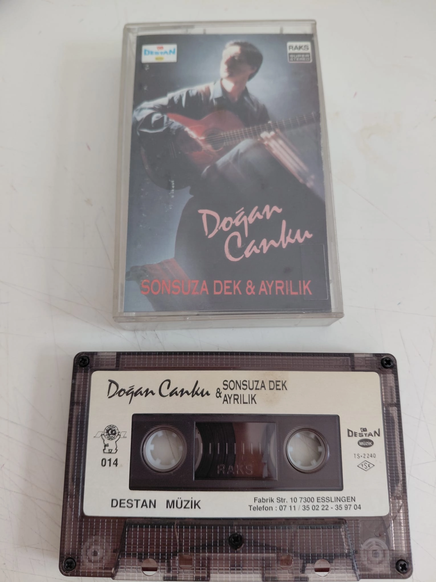 Doğan Canku – Sonsuza Dek & Ayrılık - 1990 Almanya Basım  Kaset Albüm/ Destan Müzik-2.el