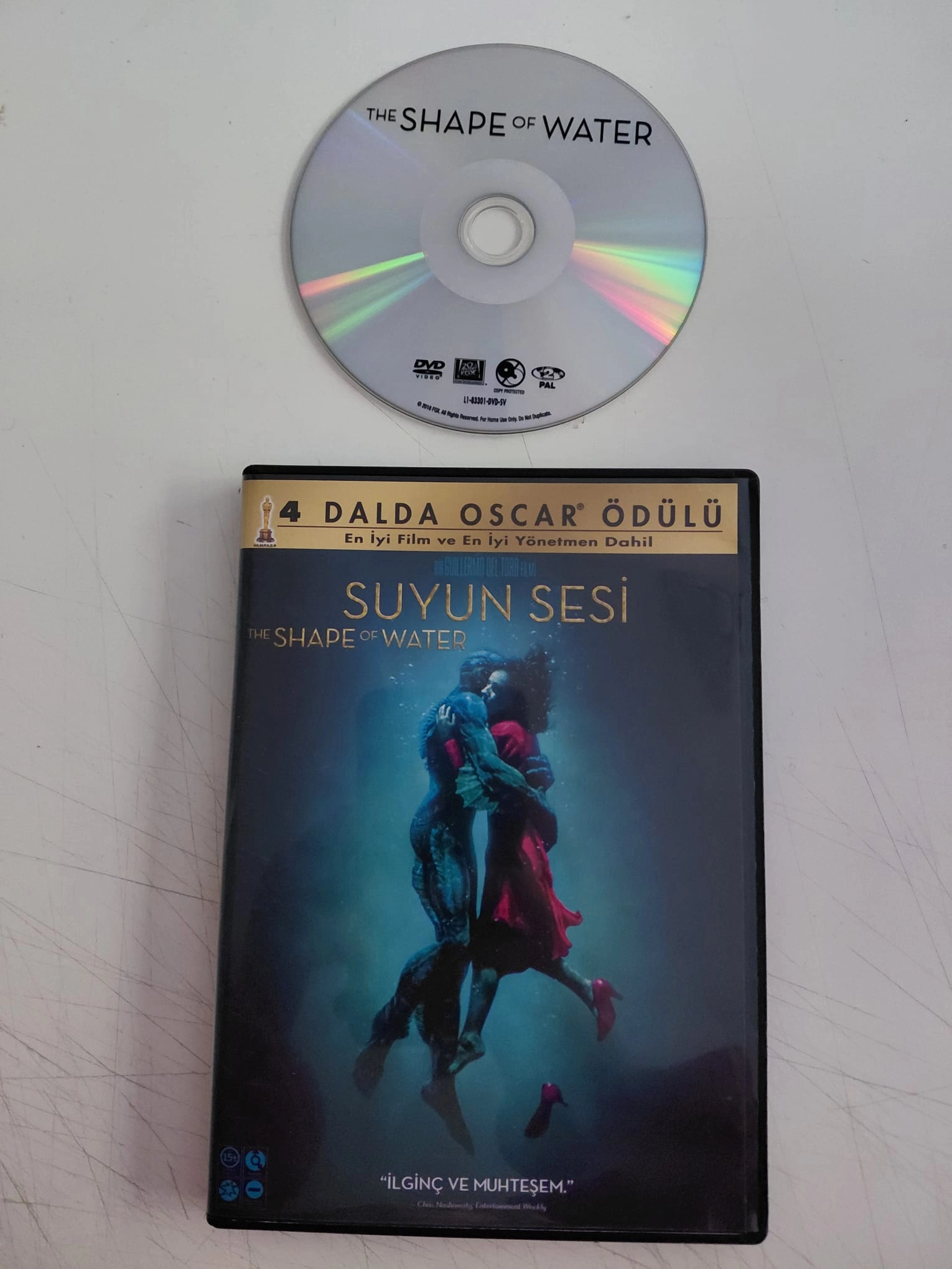 Suyun Sesi -  The Shape Of Water  -  DVD Film-2.el