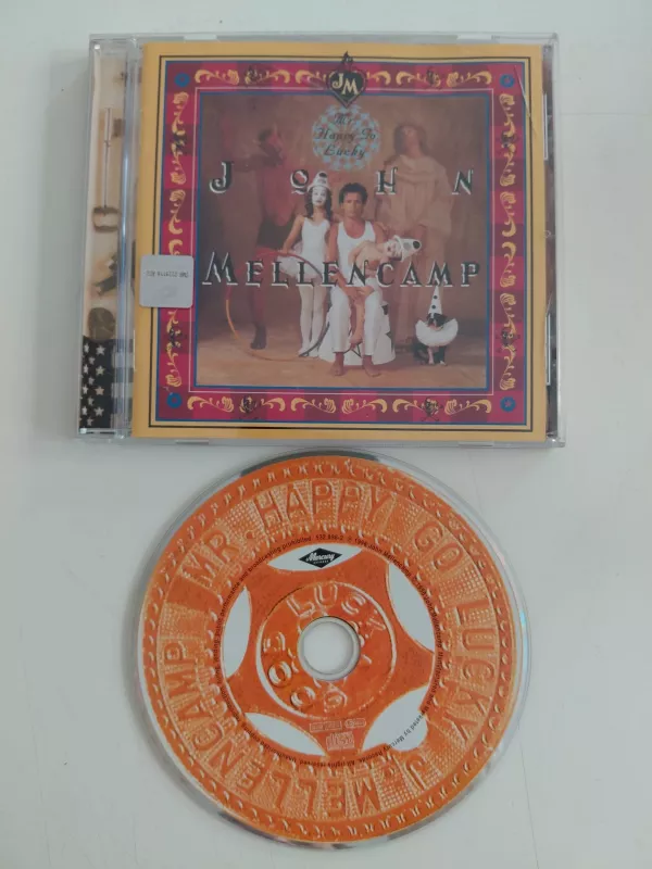 John Mellencamp – Mr. Happy Go Lucky - 1996 Avrupa Basım - CD Albüm-2.el