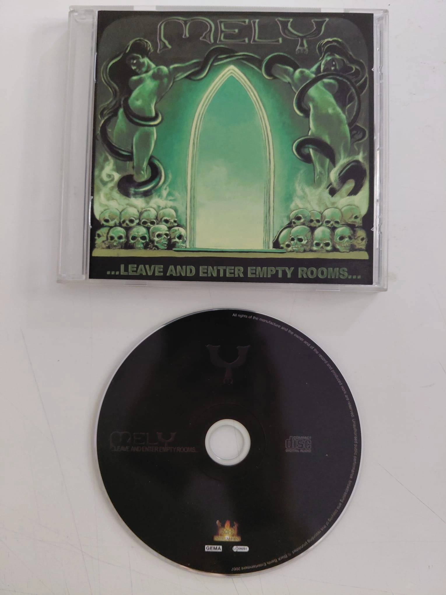 Mely – ...Leave And Enter Empty Rooms... – 2007 Avrupa Basım - CD Albüm-2.el