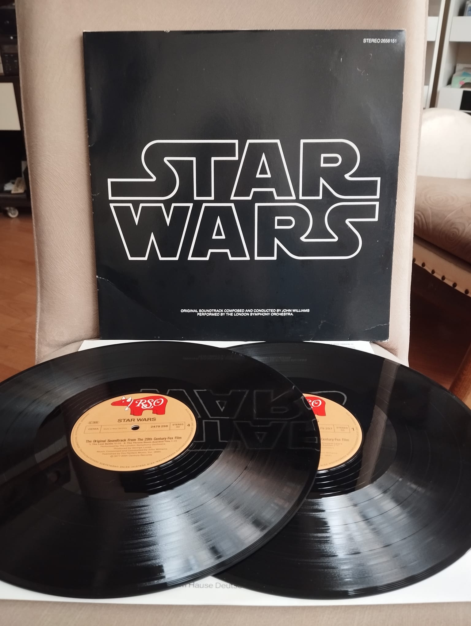 STAR WARS - John Williams (Soundtrack) - Almanya Basım Double LP Albüm-2.EL