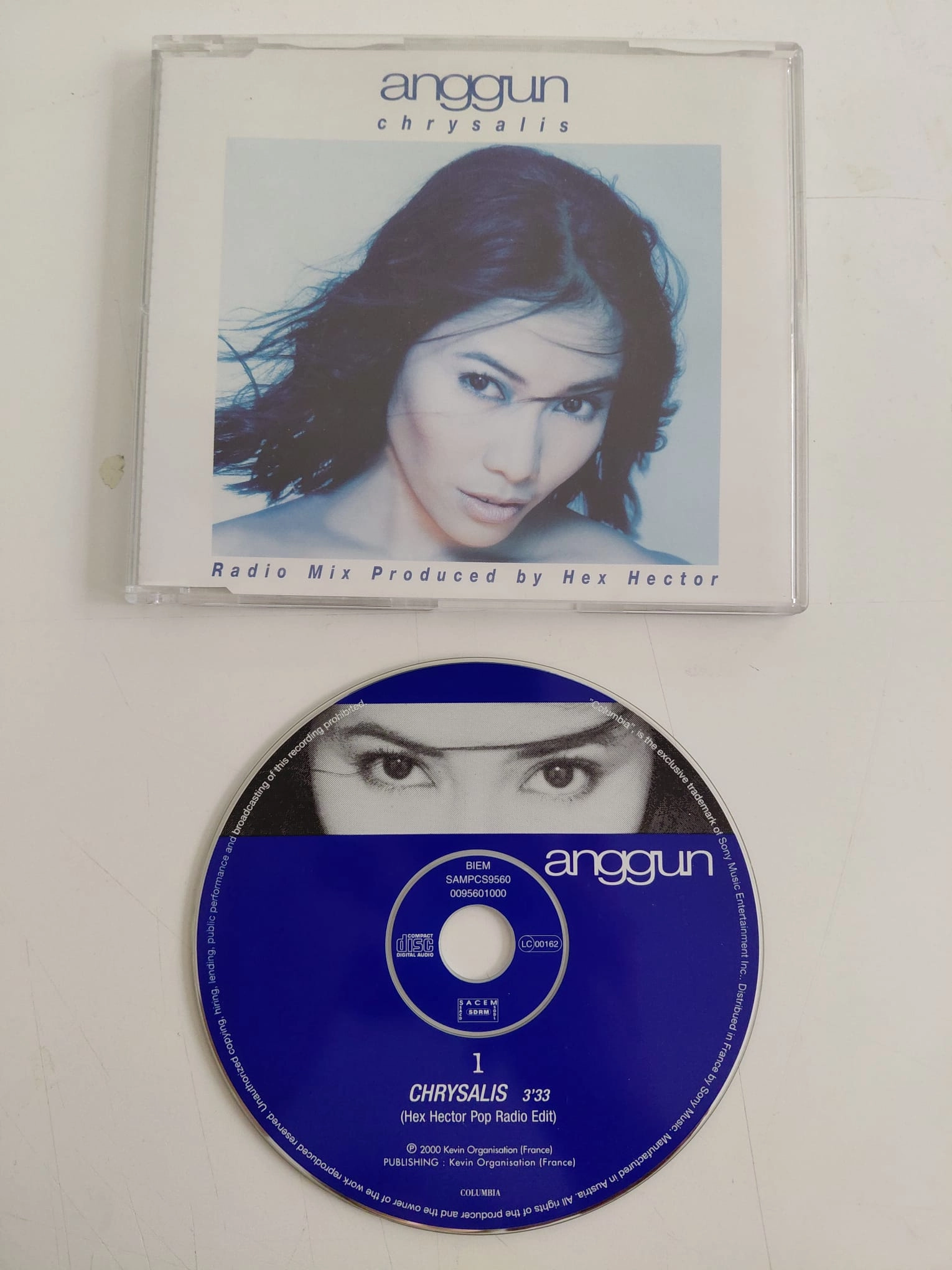 Anggun  – Chrysalis - 2000  Fransa Basım - CD, Single, Promo-2.el