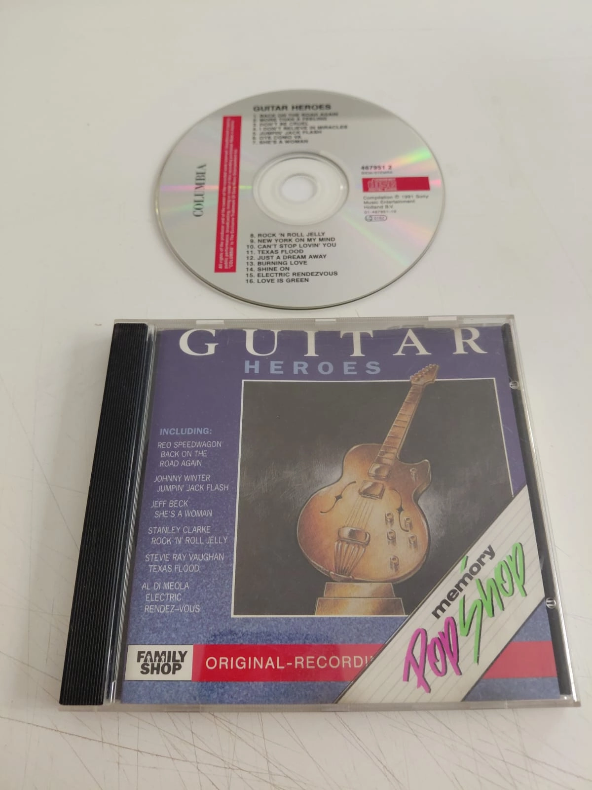 Guitar Heroes (George Duke ,Jeff Beck...) - 1991 Avrupa Basım CD Albüm-2.el