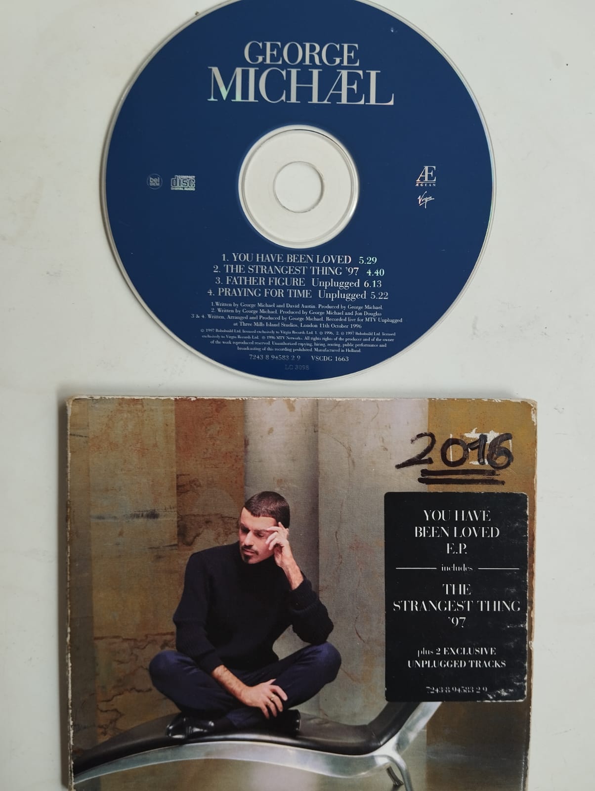 George Michael – You Have Been Loved E.P. - 1997 Hollanda Basım - 2. El CD, Maxi-Single, 