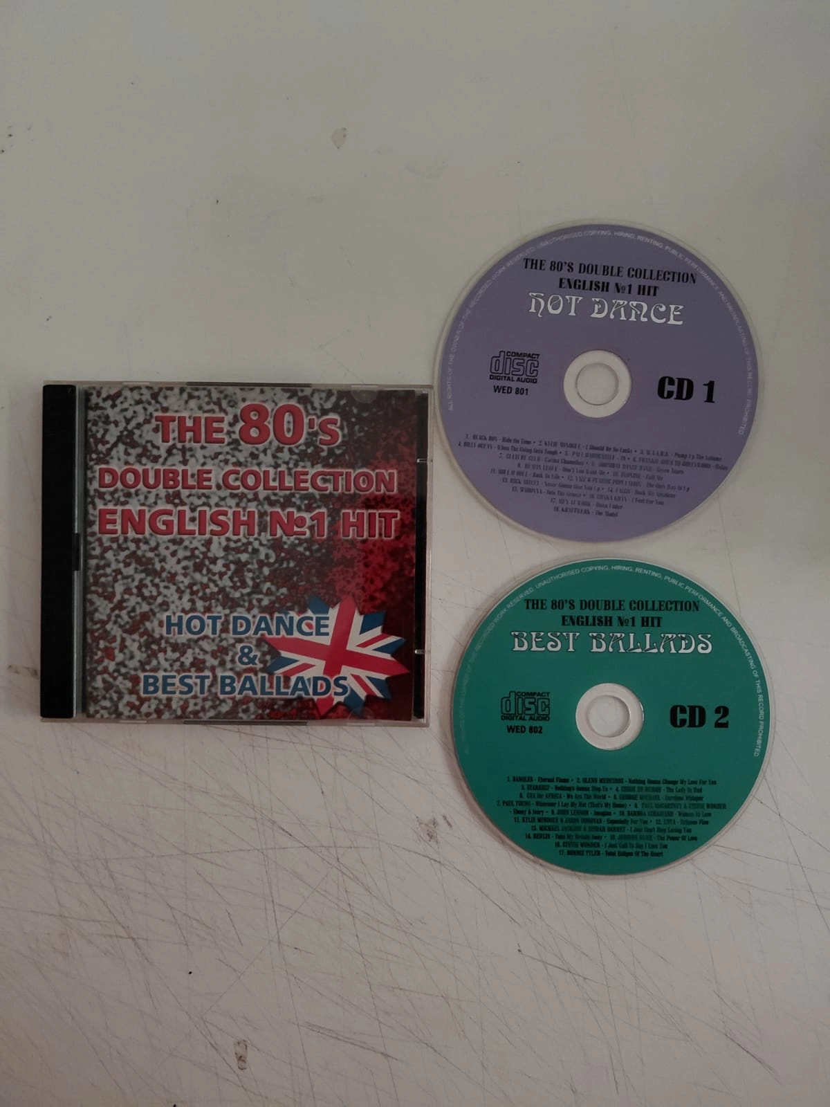 The 80’s Double Collection English №1 Hit (George Michael, Enya..) - 1997 Avrupa Basım 2xCD -2.el