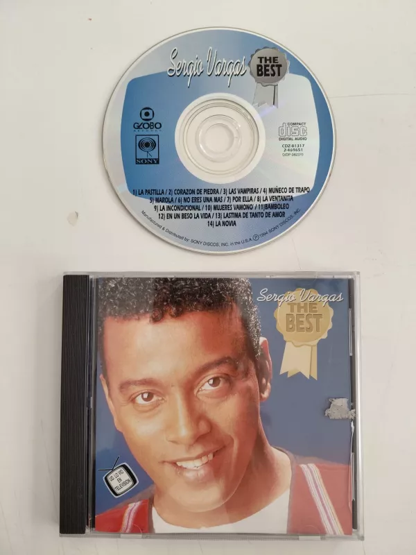 Sergio Vargas  ‎– The Best – 1998  Kolombiya Basım - CD Albüm-2.el