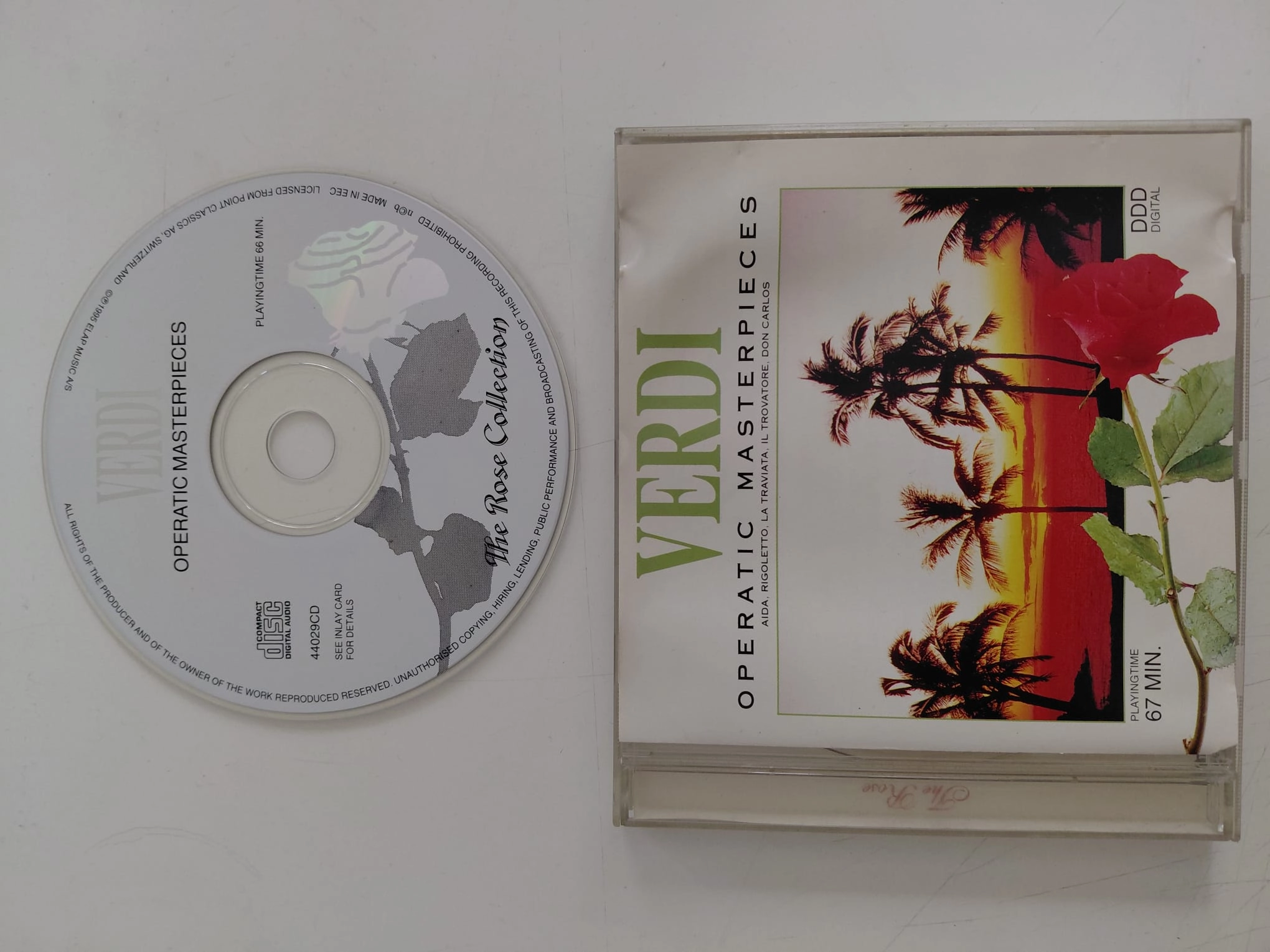 Verdi  – Operatic Masterpieces -  Avrupa  Basım - CD Albüm-2.el