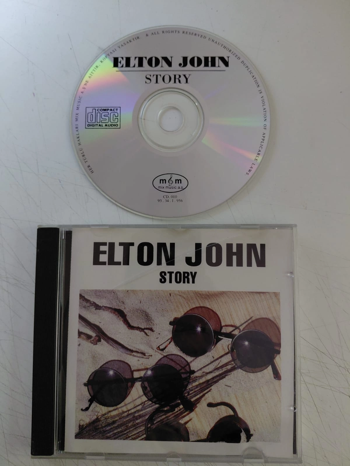 Elton John Story - 1993 Türkiye Basım CD Albüm-2.el