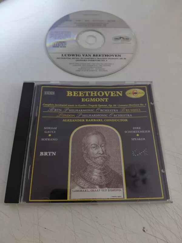 Beethoven - Egmont, Op. 84 - Leonora Overture No. 3 - Belçika Basım CD Albüm