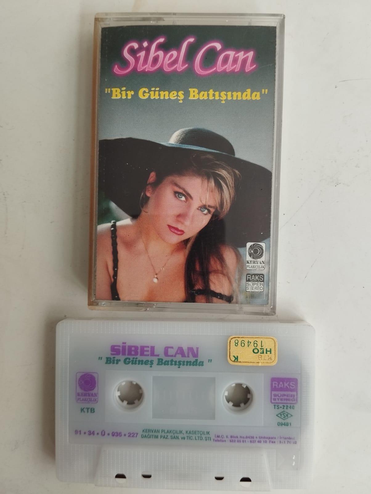 Sibel Can – Bir Güneş Batışında - 1991 Türkiye Basım 2. El Kaset Albüm