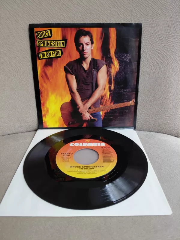 Bruce Springsteen – I’m On Fire - 1985  USA  Basım 45lik Plak-2.el