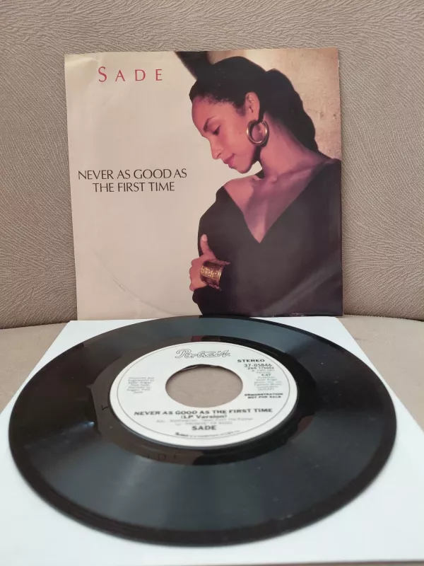 Sade ‎–  Never As Good As The First Time -  1986  USA Basım 45’lik Plak /Promo-2.el