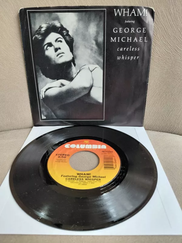 GEORGE MICHAEL -  Careless Whisper - 1984 USA Basım 45 lik Plak-2.el