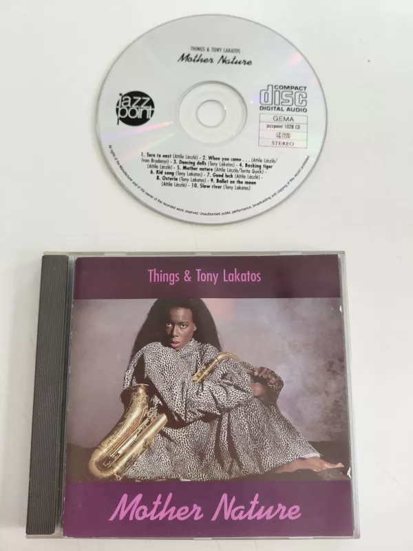 Things & Tony Lakatos – Mother Nature - 1990 Almanya Basım - CD Albüm-2.el