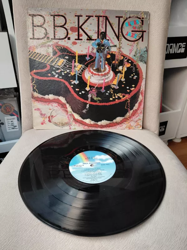 B.B. King – Blues ’N’ Jazz - 1983 USA Basım 33 Lük LP Albüm Plak-2.el