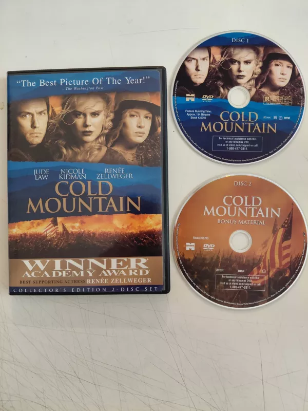 Cold Mountain ( Soğuk Dağ) - 2xDVD Set /1.Bölge - Türkçe altyazı yoktur-2.el
