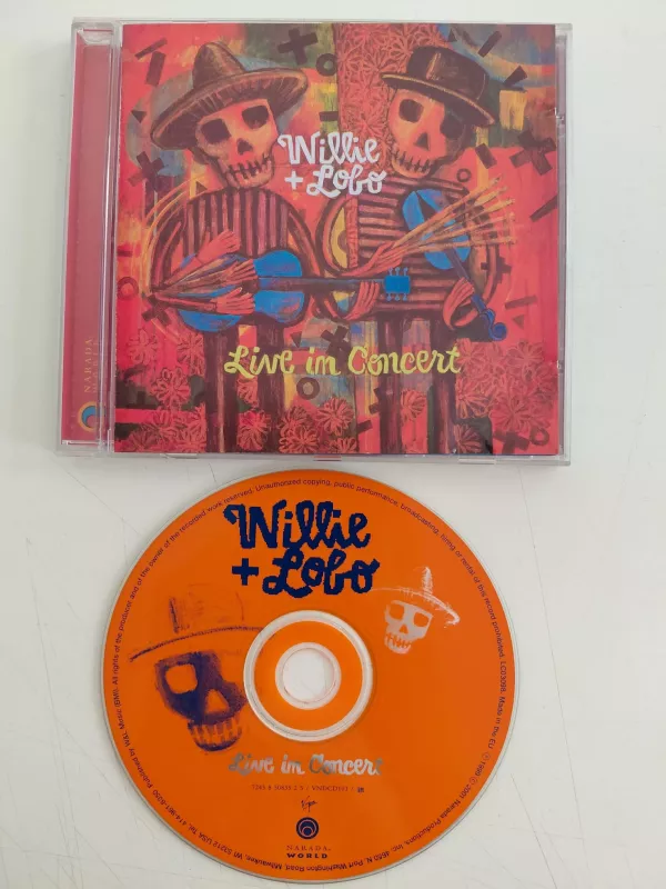 Willie + Lobo  – Live In Concert - 2001  USA  Basım - CD Albüm-2.el