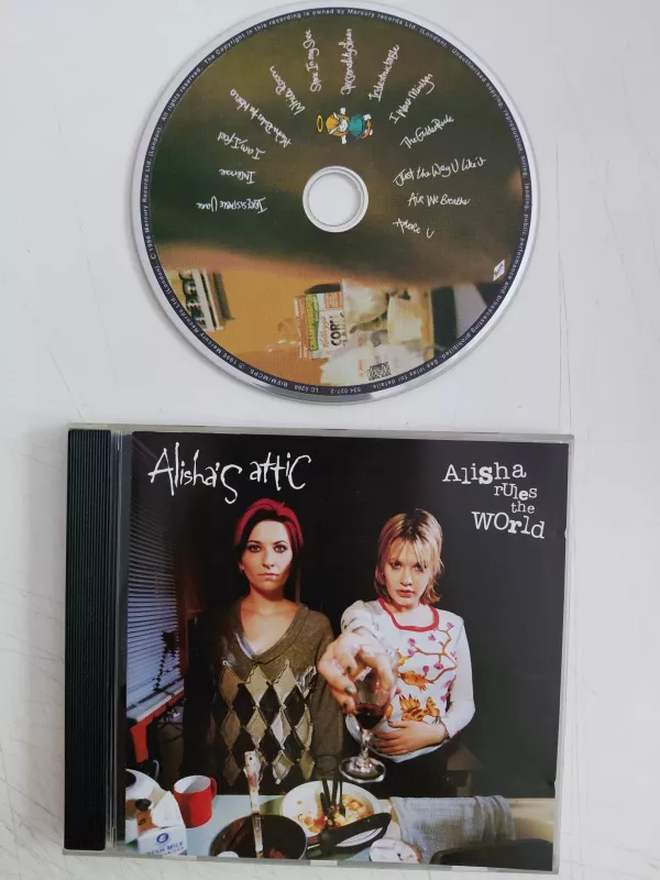 Alisha’s Attic – Alisha Rules The World - 1996  İngiltere Basım CD Albüm-2.el