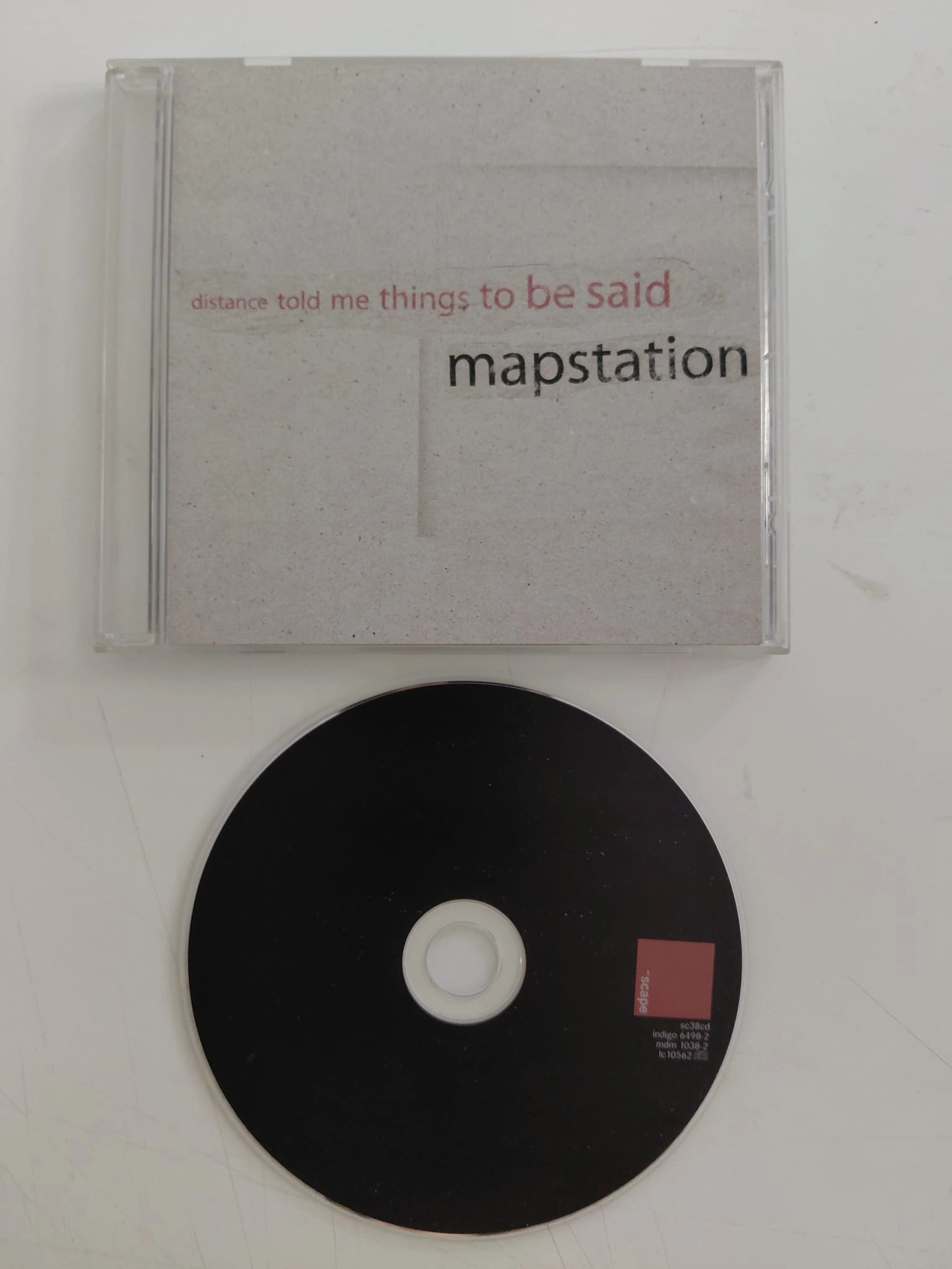 Mapstation – Distance Told Me Things To Be Said – 2006 Almanya Basım - CD Albüm-2.el
