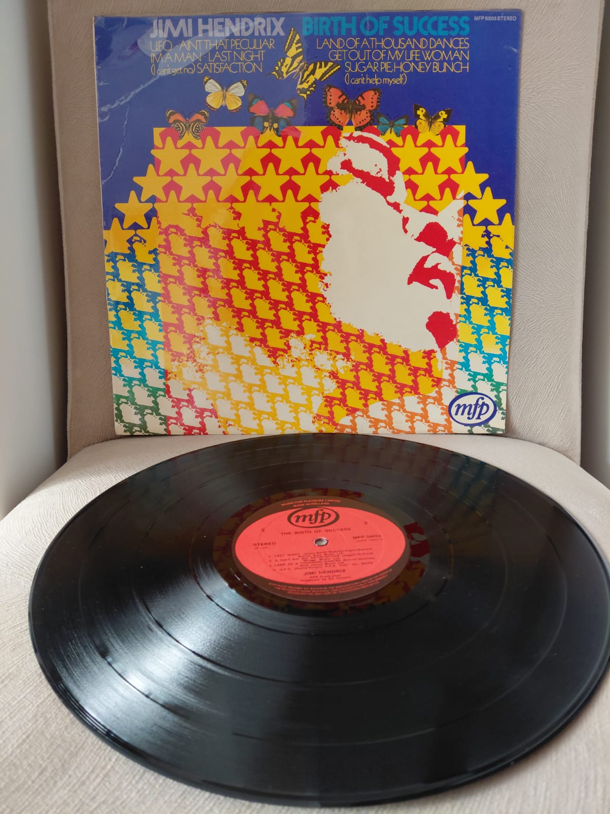 Jimi Hendrix – Birth Of Success - Hollanda Dönem Basım LP Plak Albüm-2.El