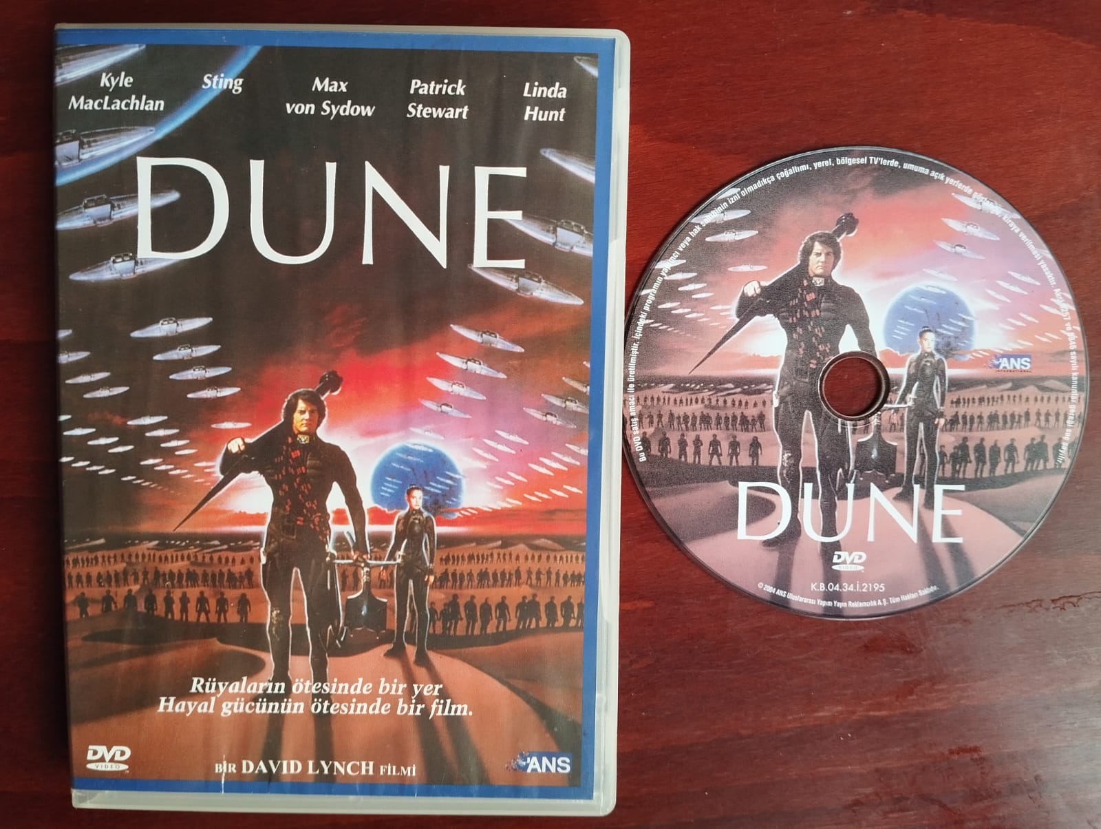 DUNE  - Bir David Lynch  filmi  -  DVD Film -2.El