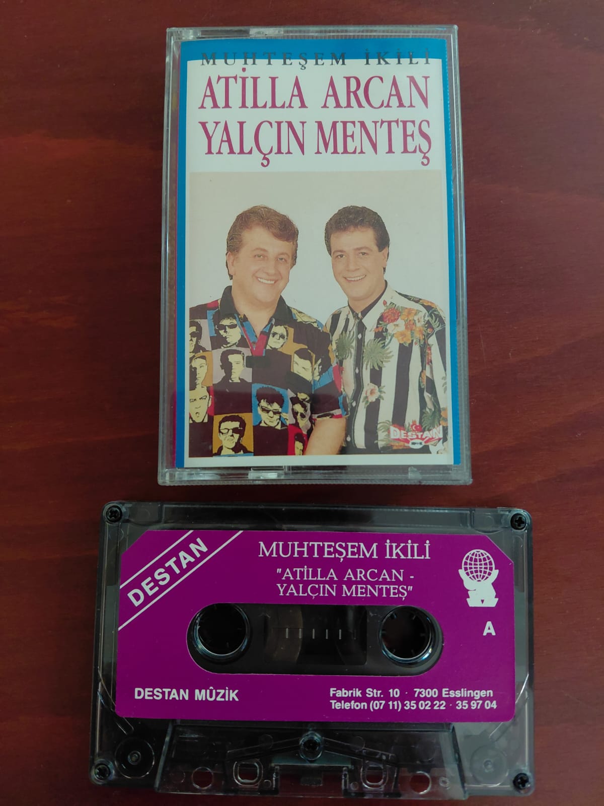 Atilla Arcan & Yalçın Menteş – Muhteşem İkili -  Almanya Basım Kaset Albüm/ Destan Müzik-2.el