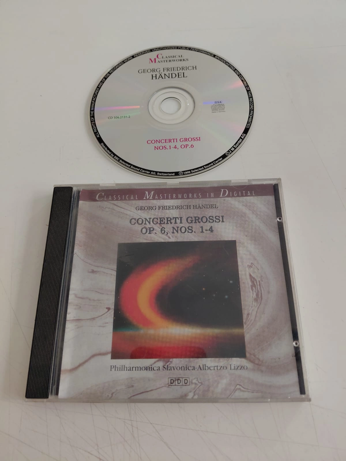 Händel  –  Concerti Grossi Op. 6, Nos. 1-4 - 1999 Avrupa Basım CD Albüm-2.el