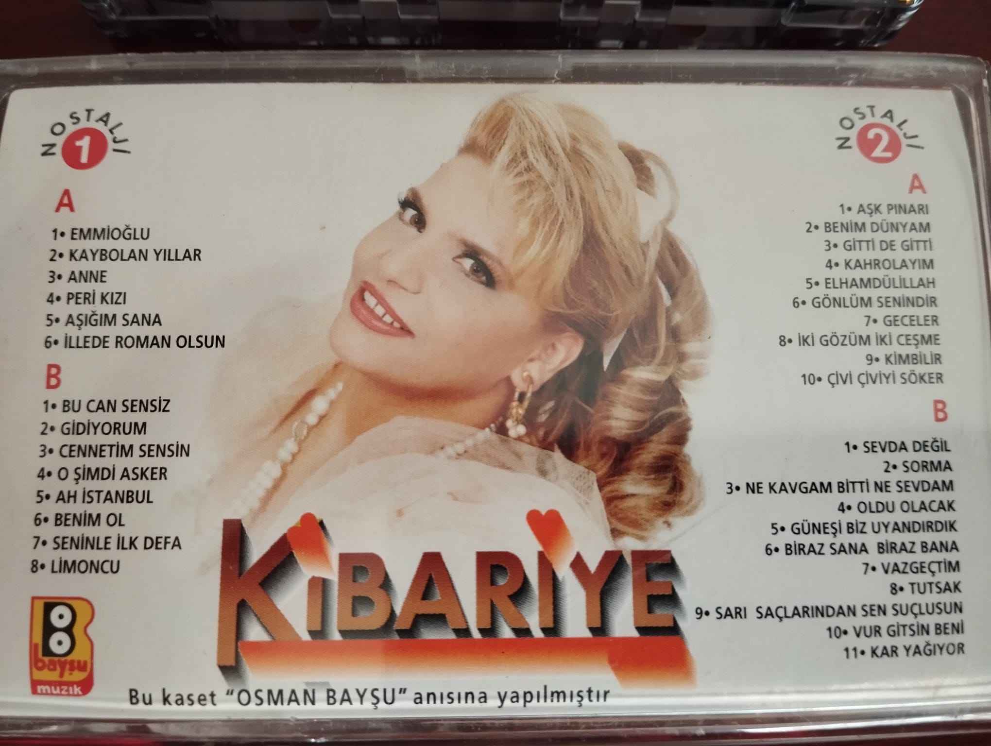 KİBARİYE  - NOSTALJİ 2 -  Almanya Basım  Nadir Kaset / Devran Müzik-2.el
