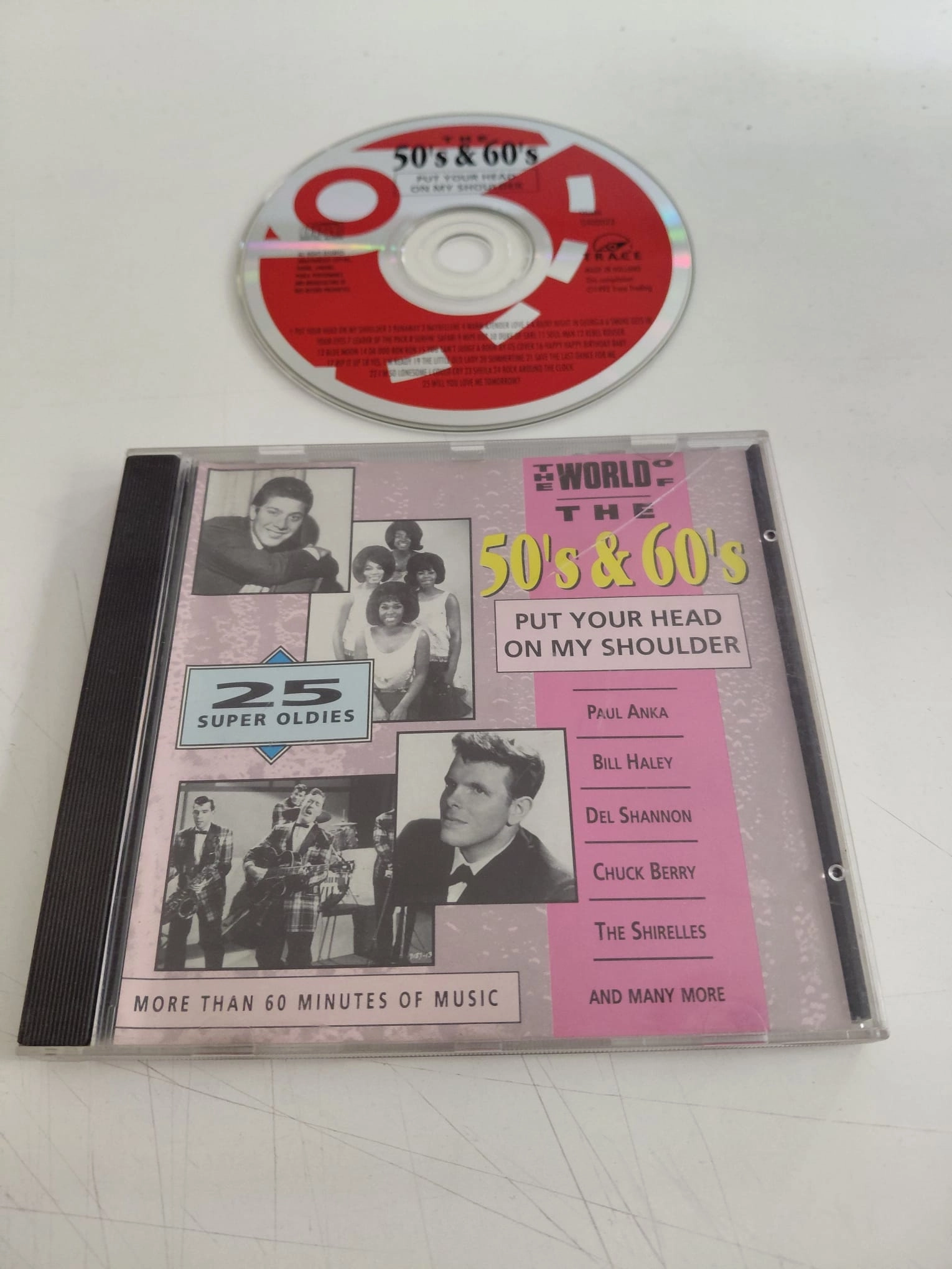 The World Of The 50s & 60s – Put Your Head On My Shoulder - 1992  Hollanda Basım - CD Albüm-2.el