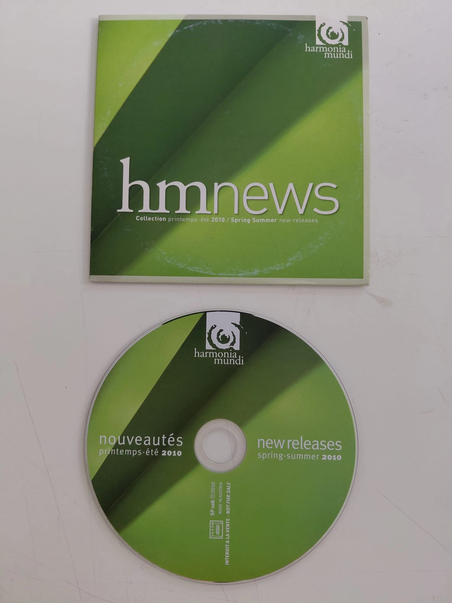 Hmnews Collection Printemps Été 2010 / Spring Summer New Releases  - CD Albüm/Promo-2.el