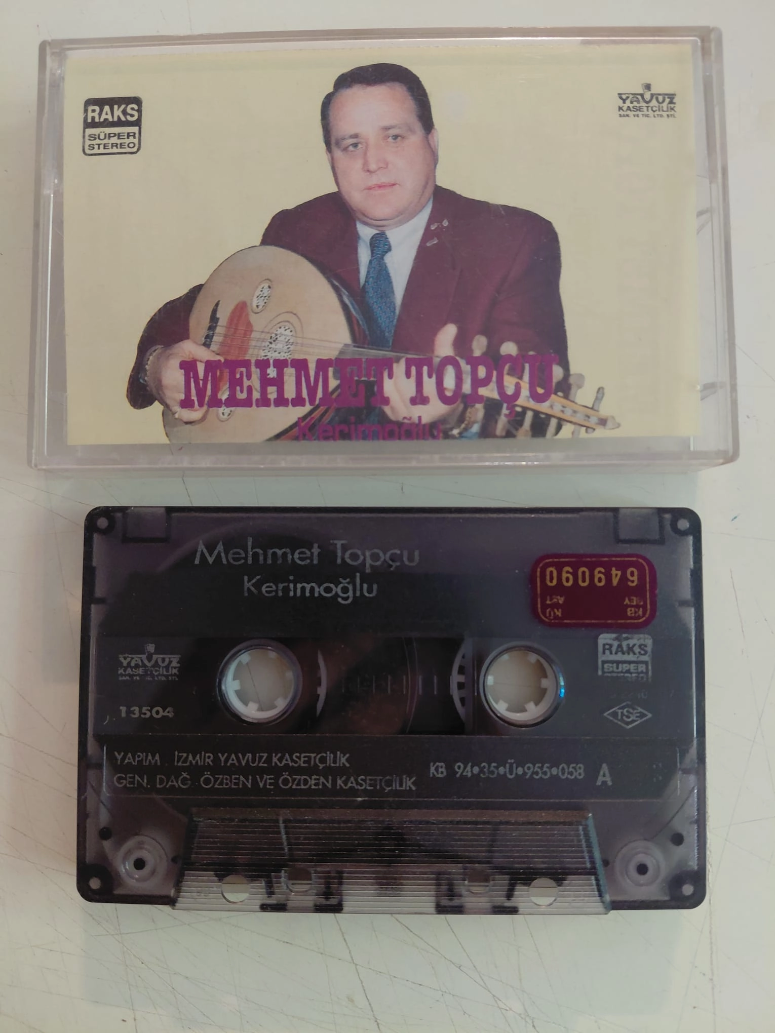 Mehmet Topçu –  Kerimoğlu  - 1994 Türkiye Basım Kaset Albüm-2.el