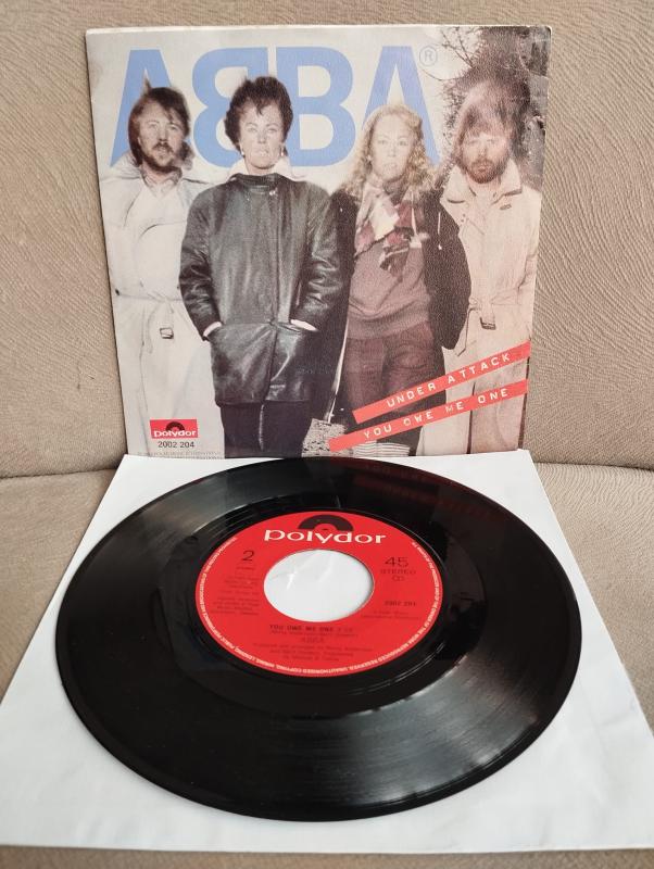 ABBA – Under Attack / You Owe Me One  - 1982  Avrupa Basım 45 lik Plak