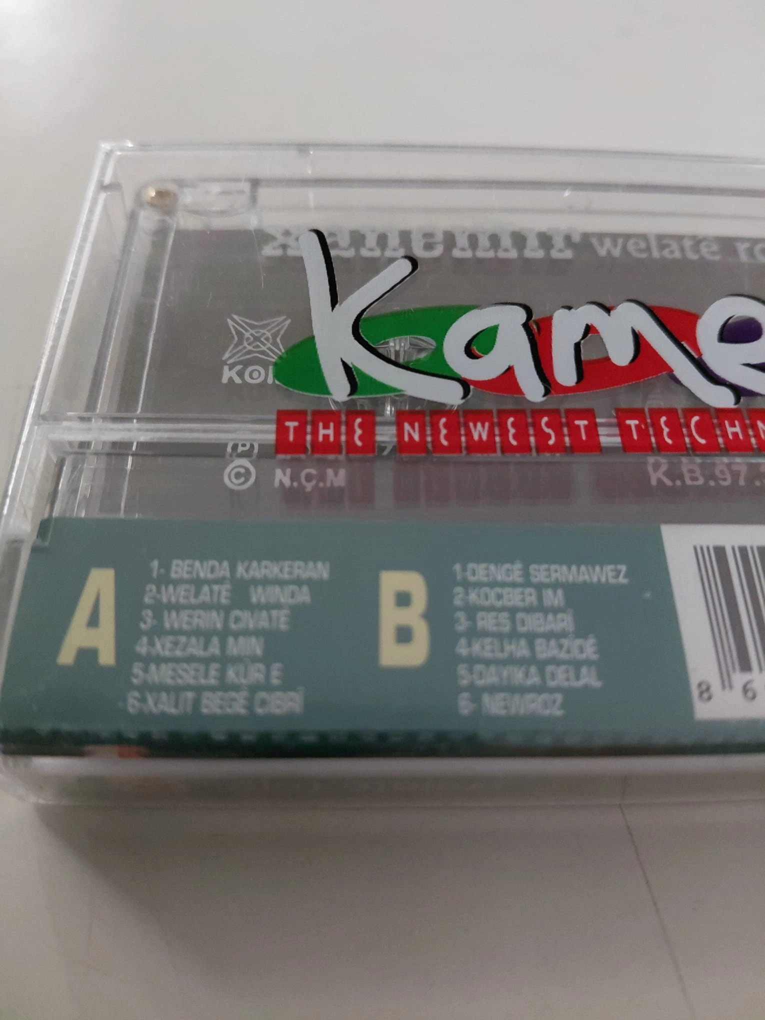 Xanemir - Welate Roje -  Türkiye  Basım Kaset Albüm /Açılmamış Ambalajlı (Kürtçe)