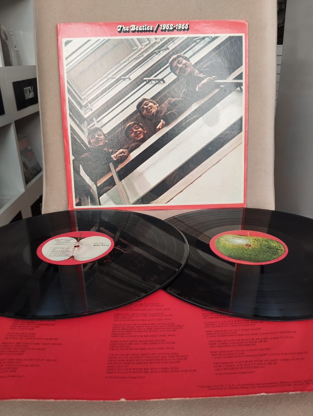 The Beatles – 1962-1966 - 1973 USA Basım - 33 lük 2xLP Plak Albüm-2.el