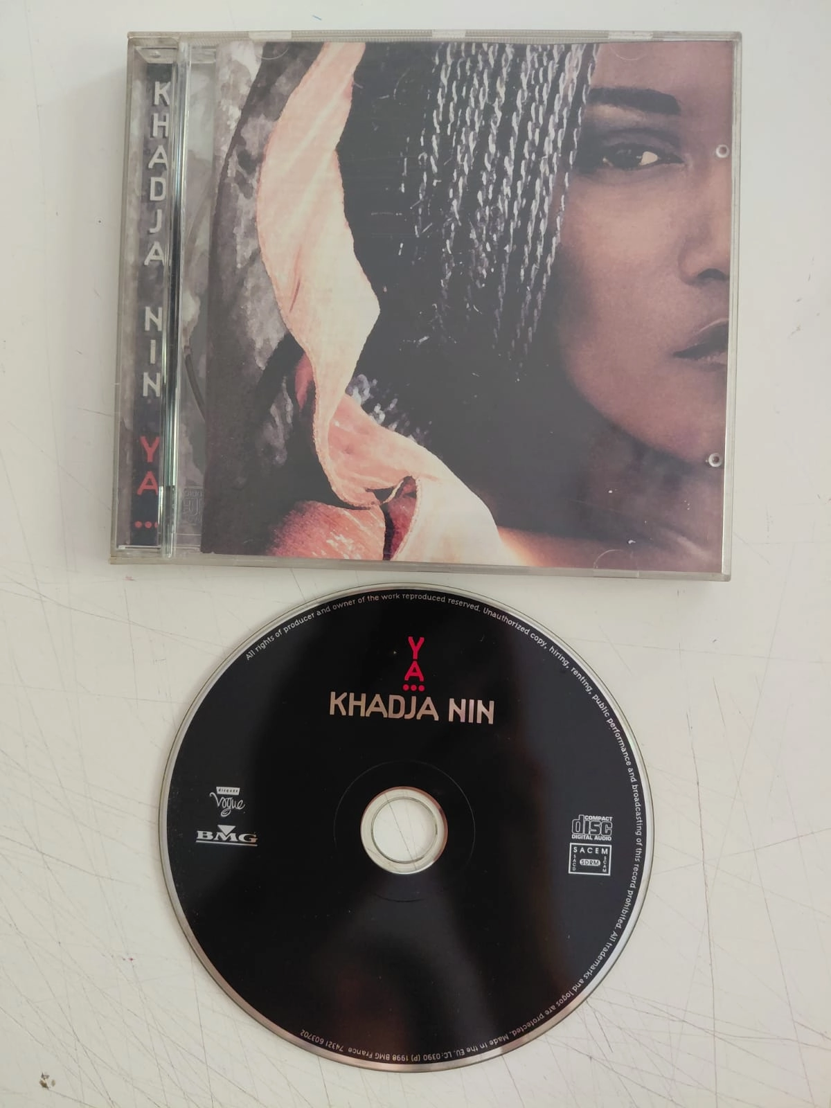 Khadja Nin –  Ya... - 1998  Fransa Basım CD Albüm-2.el