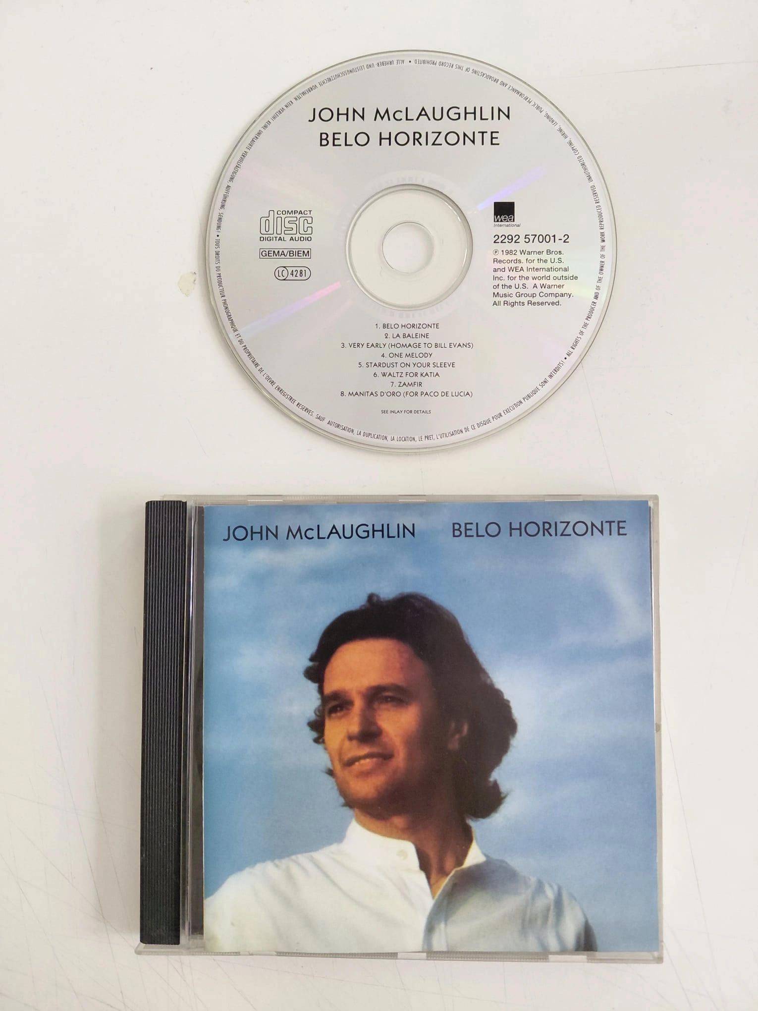 John McLaughlin – Belo Horizonte - 1997 Avrupa Basım - CD Albüm-2.el