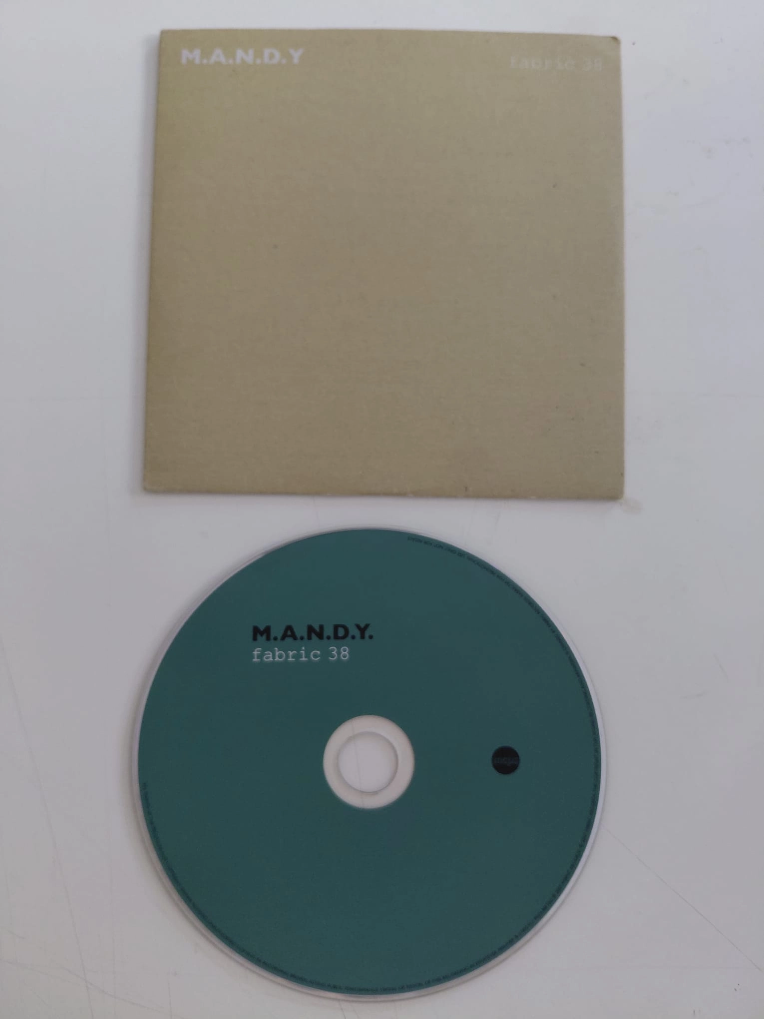 M.A.N.D.Y. – Fabric 38 (Rolf Oksen ,Decimal..) – 2007 İngiltere Basım - CD Mixed /Promo-2.el