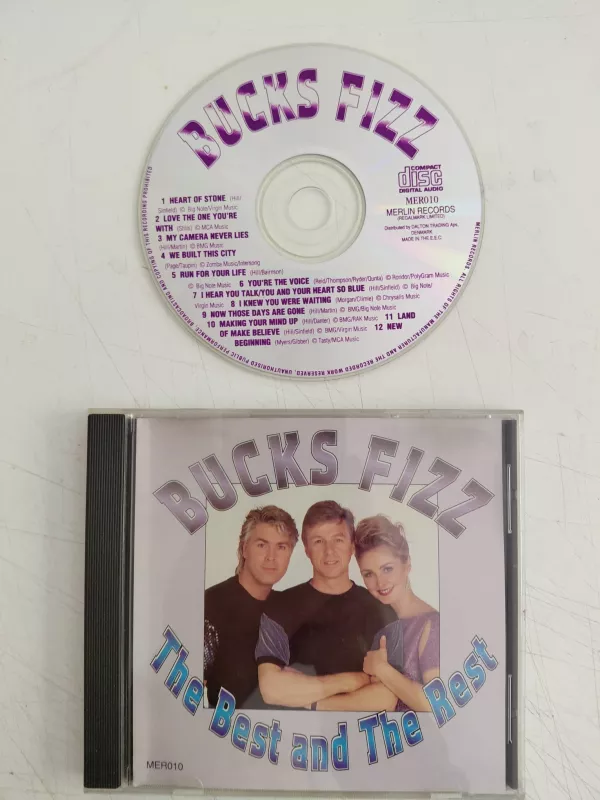 Bucks Fizz – The Best And The Rest - 1992 Avrupa Basım CD Albüm-2.el