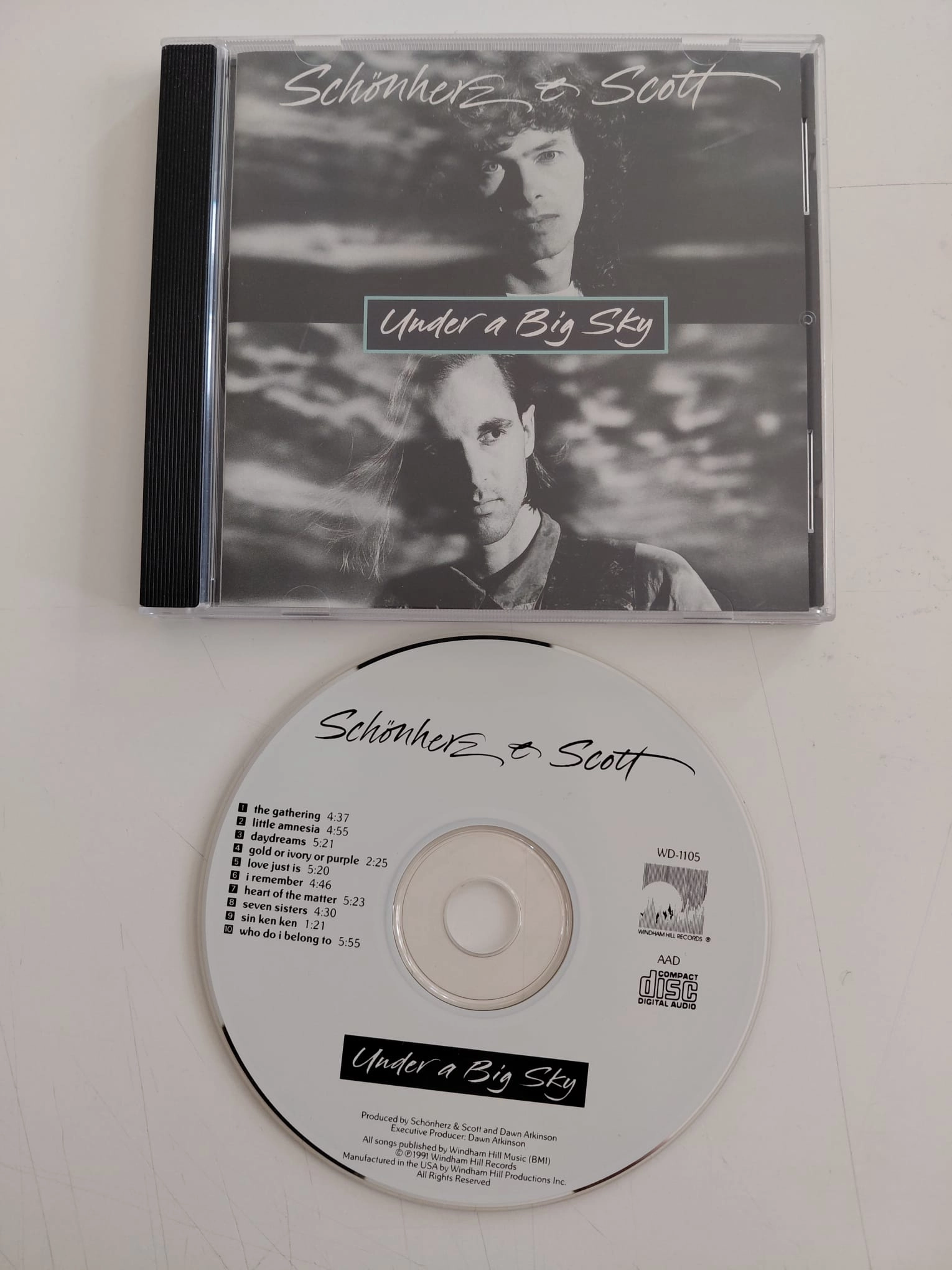 Schönherz & Scott – Under A Big Sky  – 1991  USA  Basım - CD Albüm-2.el