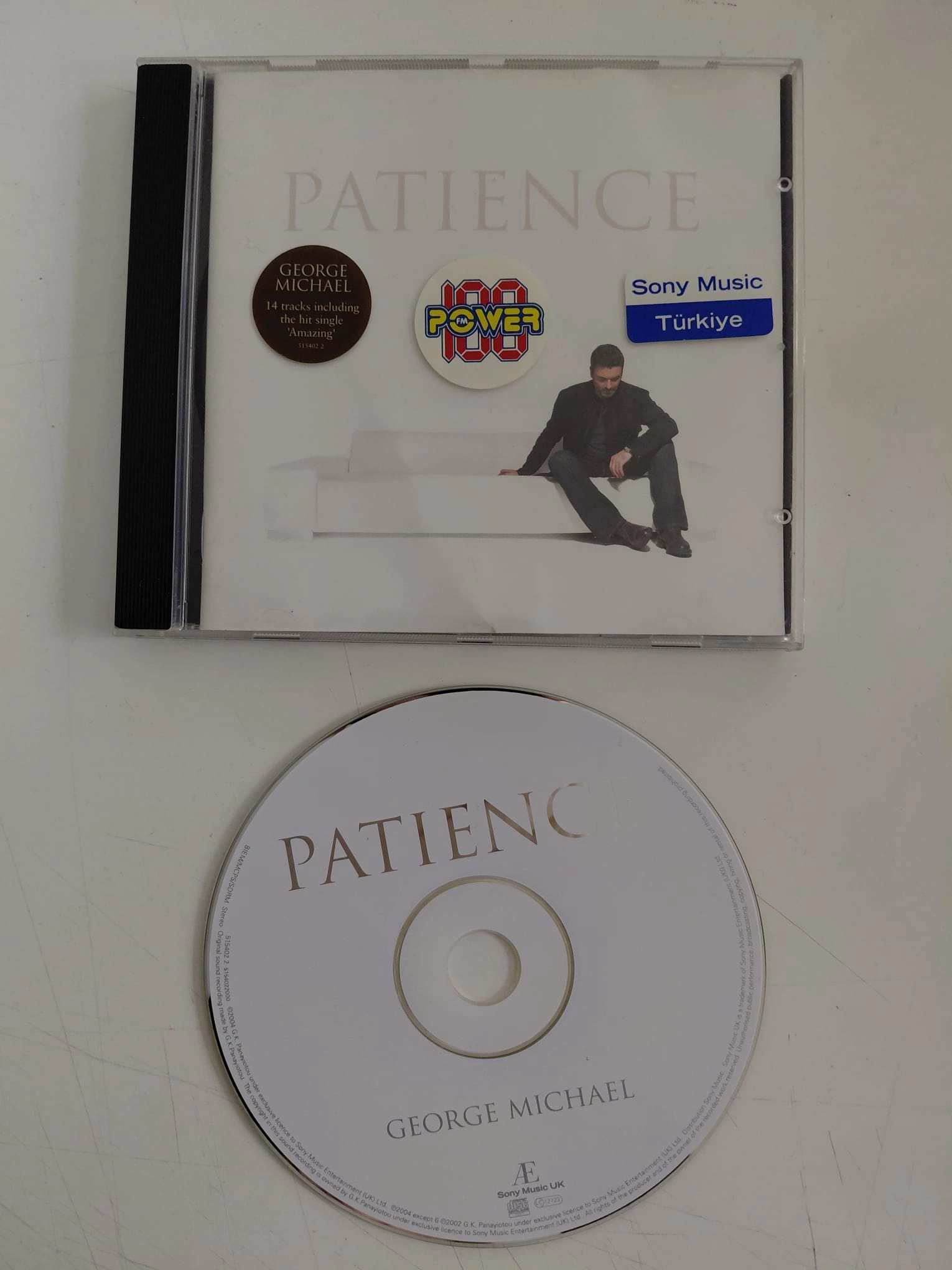 George Michael – Patience - 2004  Avrupa Basım CD Albüm-2.el
