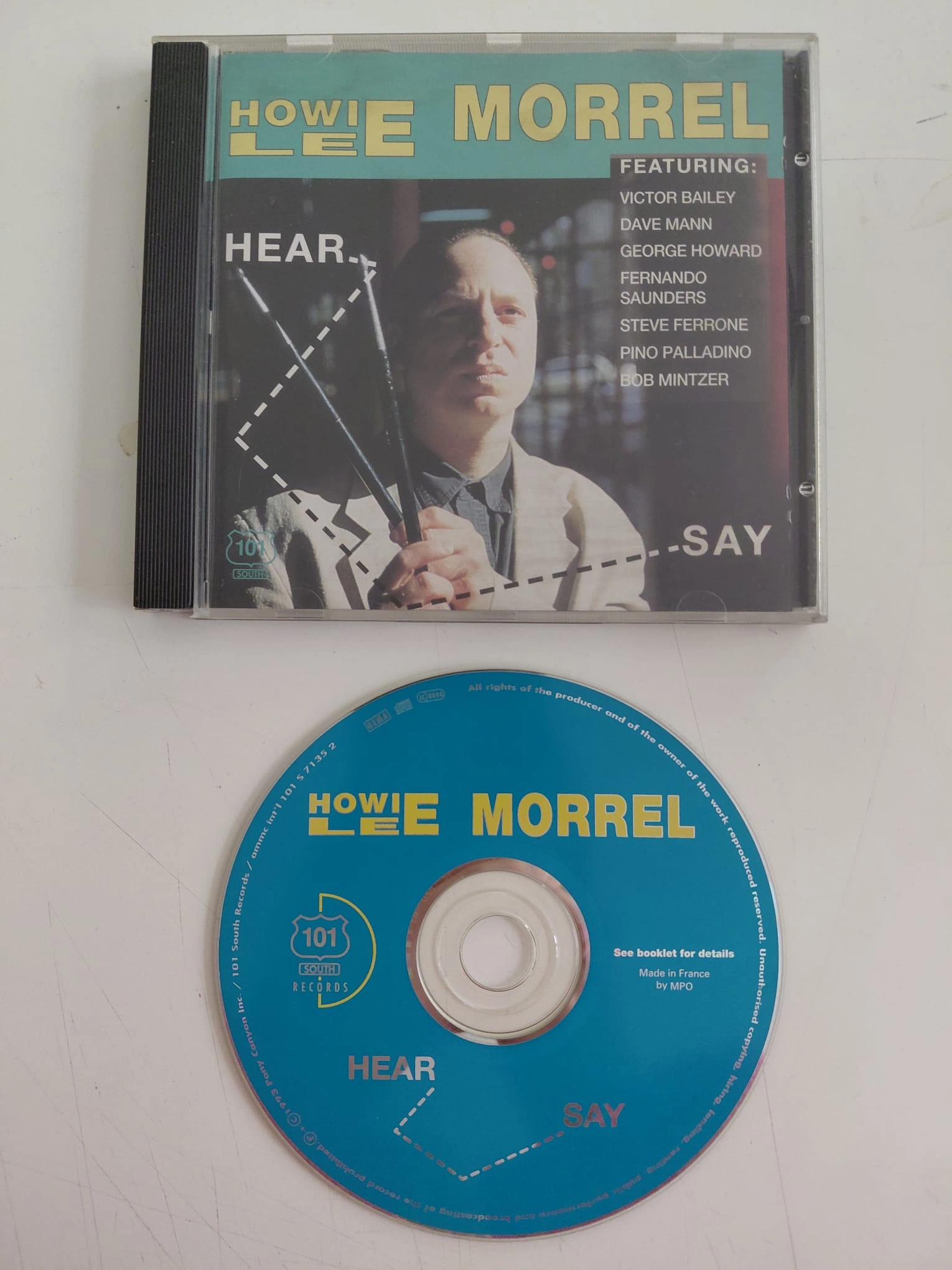 Howie Lee Morrel -  Hear  - 1993 Almanya Basım - CD Albüm-2.el