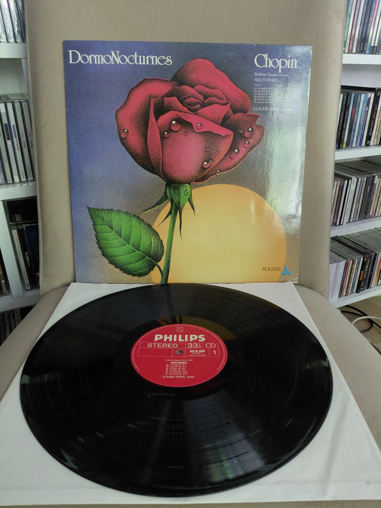 Frédéric Chopin / Claudio Arrau – DormoNocturnes - Hollanda Dönem Basım Albüm LP Plak-2.el