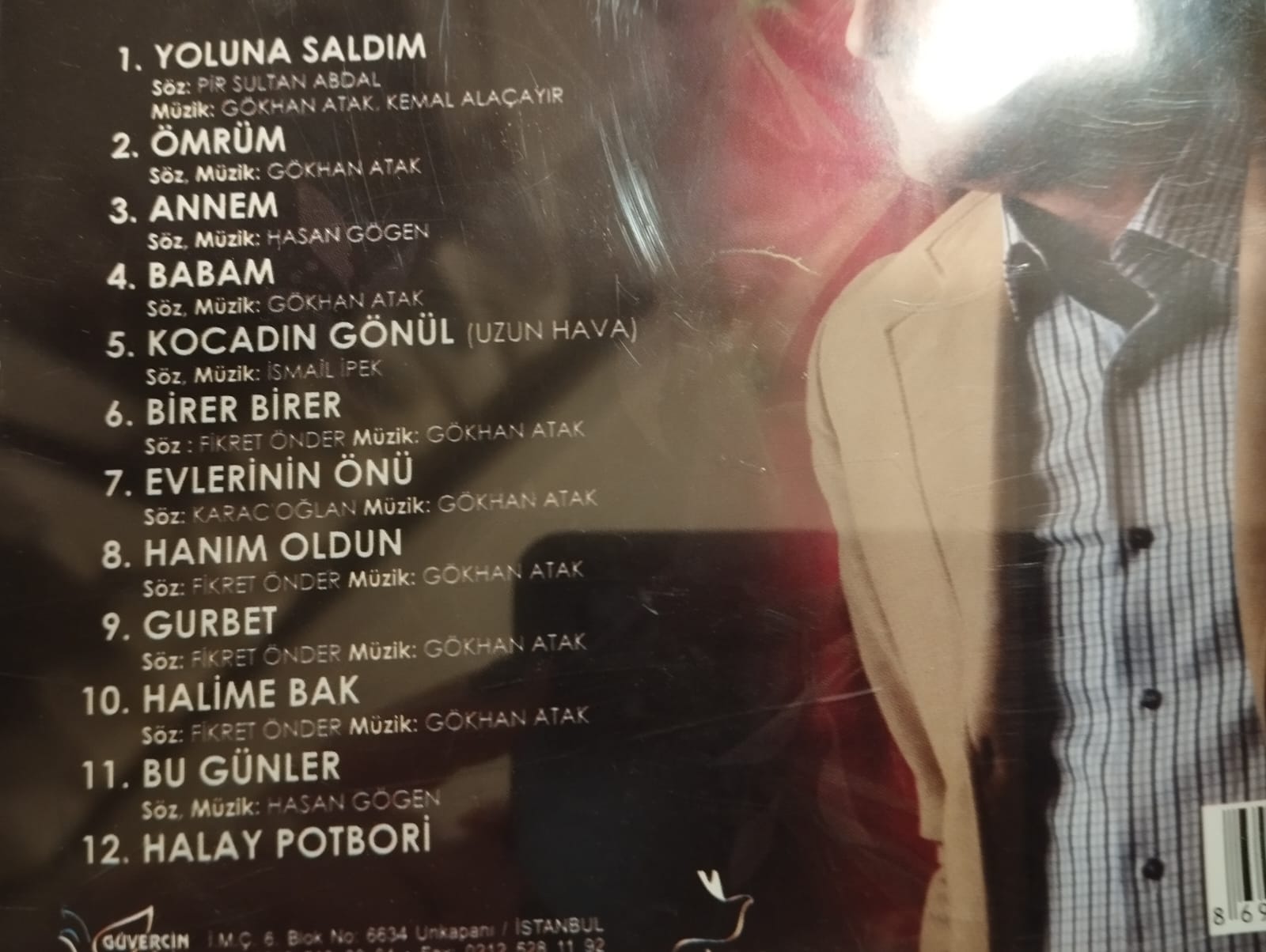 Gökhan Atak ‎– Ömrüm - Türkiye Basım 2. El CD Albüm