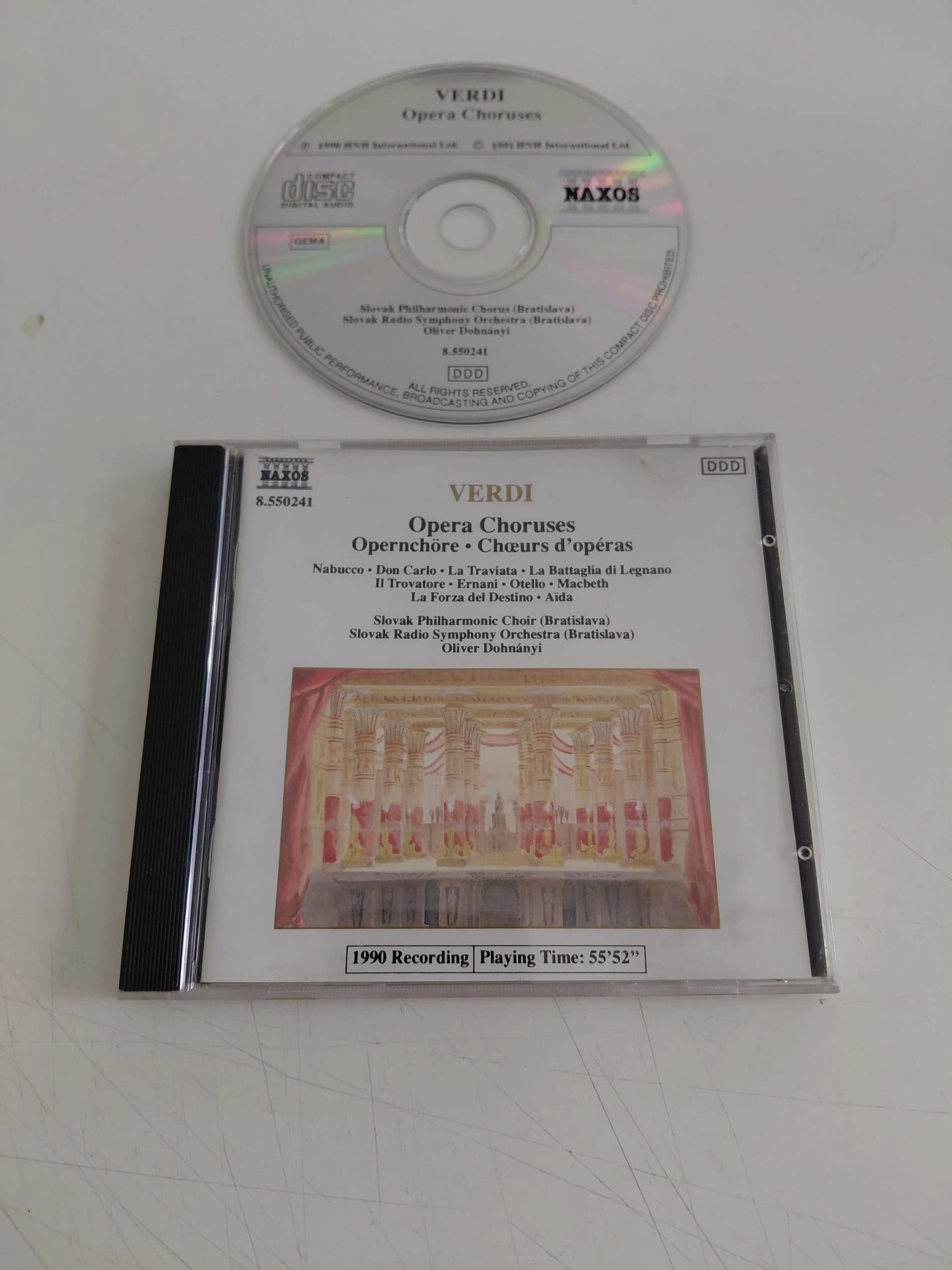 Verdi  - Slovak Philharmonic Choir (Bratislava) / Oliver Dohnányi – Opera Choruses - CD Albüm-2.el