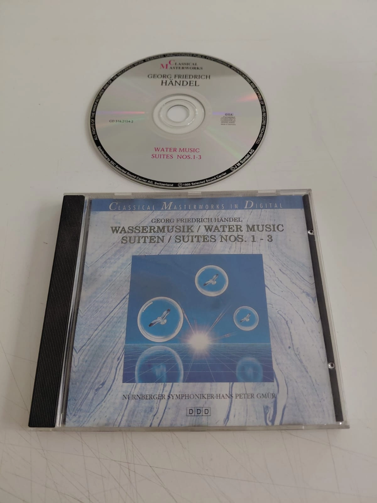 Händel - Wassermusik = Water Music / Suiten = Suites Nos. 1 - 3 - 1999 Avrupa Basım CD -2.el