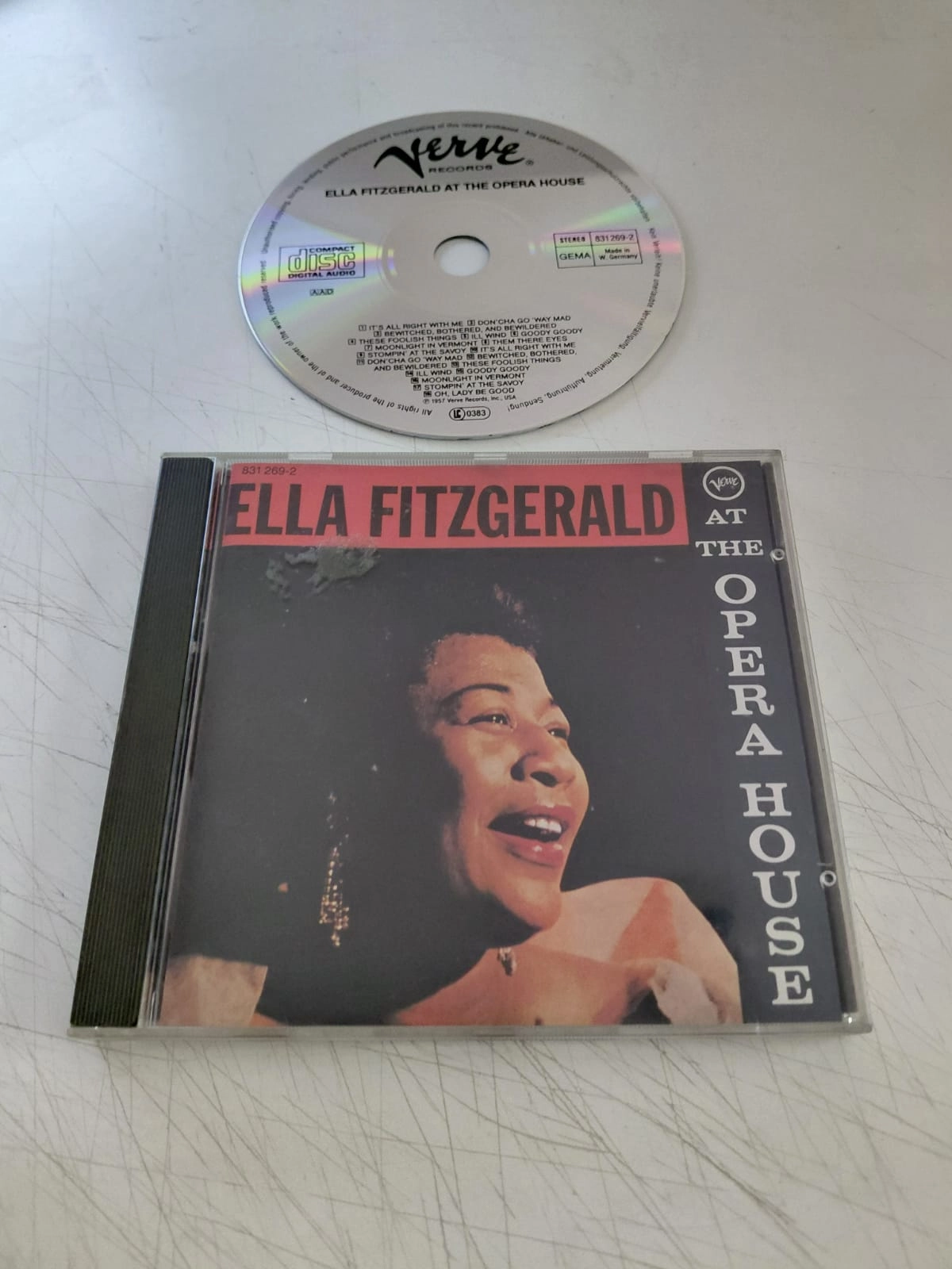Ella Fitzgerald – Ella Fitzgerald At The Opera House - Almanya Basım CD Albüm-2.el