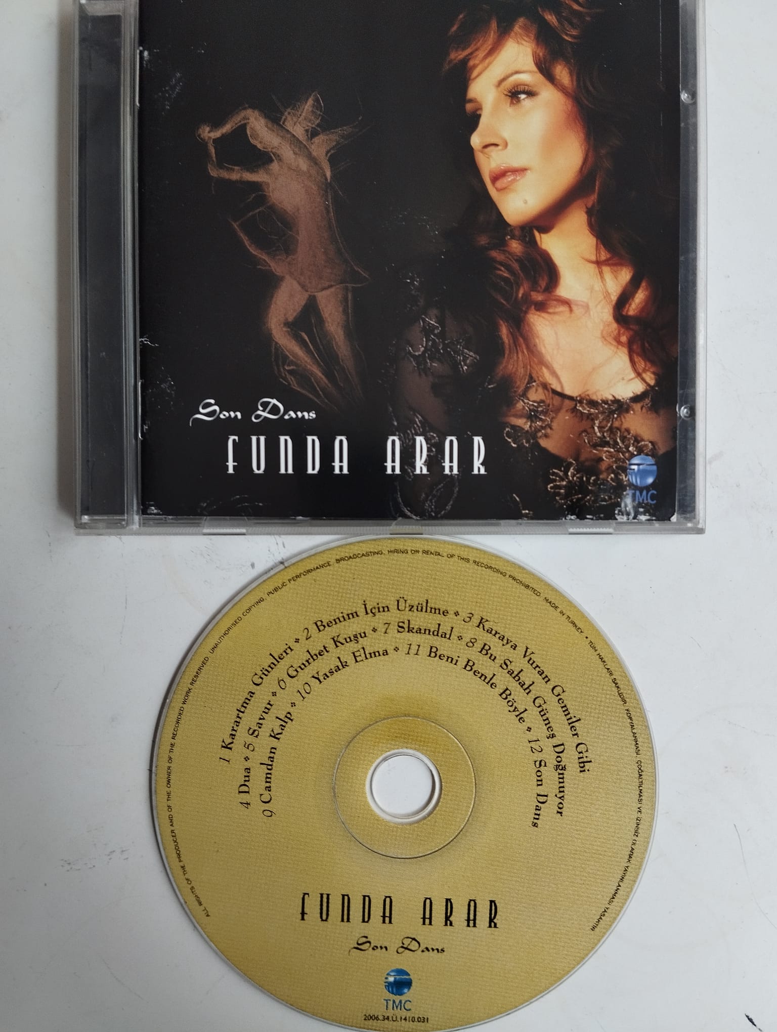 Funda Arar – Son Dans - 2006 Türkiye Basım 2. El CD Albüm